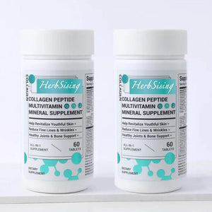 Collagen Peptides For Women, Beauty Vitamin And Mineral Supplement With Multivitamins, Hydrolyzed Protein Peptide Type, Biotin And Vitamins - 60 Capsules - Yahko Merchandise