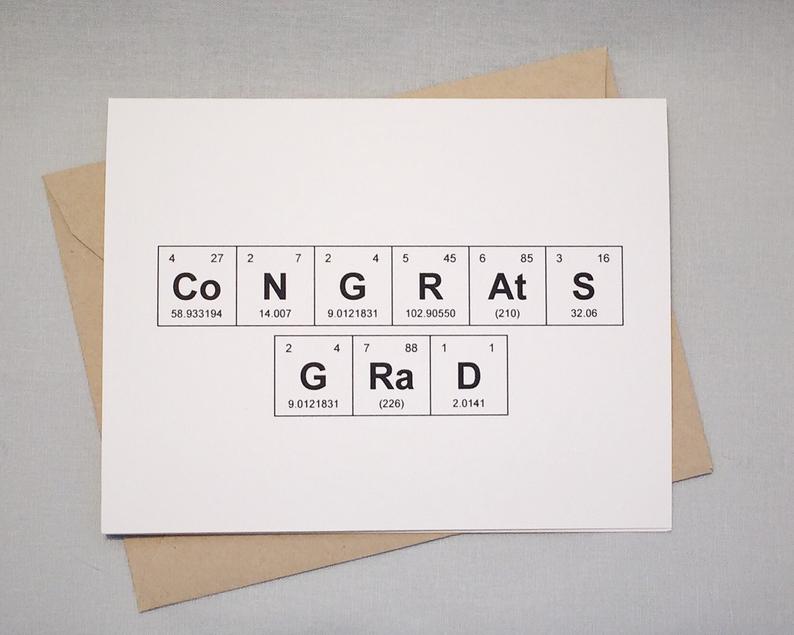 Congrats Grad Sentimental Elements Card - Yahko Merchandise