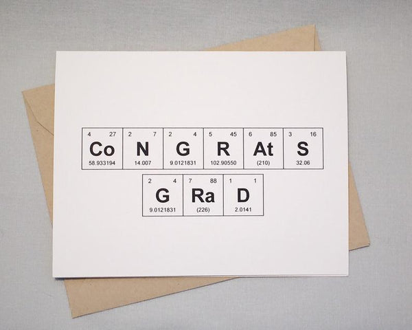 Congrats Grad Sentimental Elements Card - Yahko Merchandise