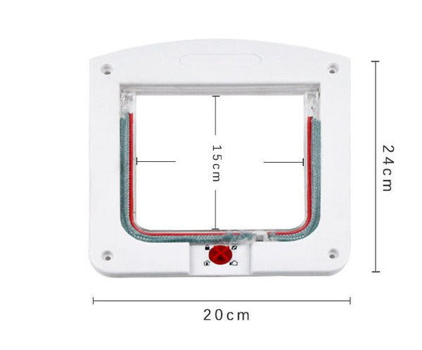 Controllable Two - way Door For Free Entry And Exit Of Pets - Yahko Merchandise