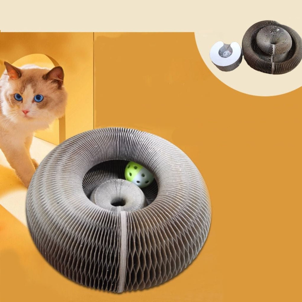 Corrugated And Foldable Cat Paper Nest - Yahko Merchandise