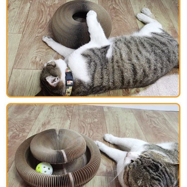 Corrugated And Foldable Cat Paper Nest - Yahko Merchandise