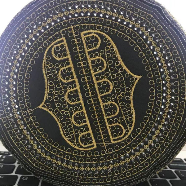 Cotton Embroidery Caps New Muslim Men Prayer Hats - Yahko Merchandise