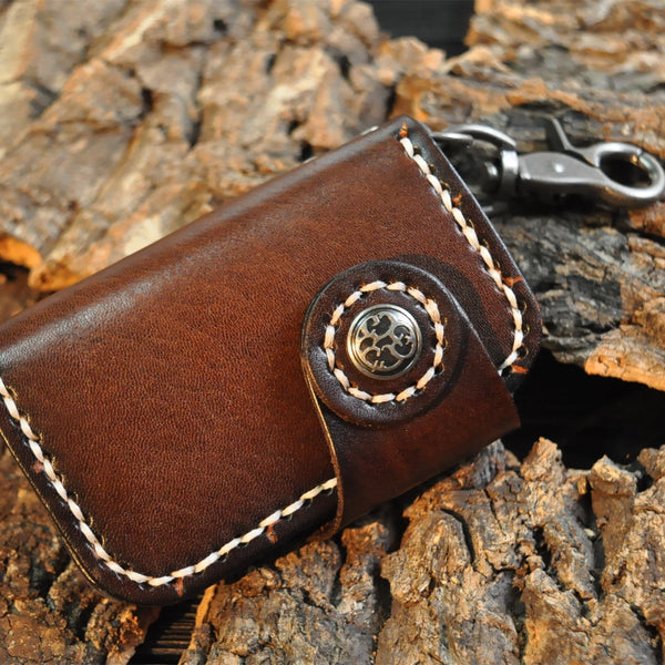 Cowhide handmade car key case - Yahko Merchandise