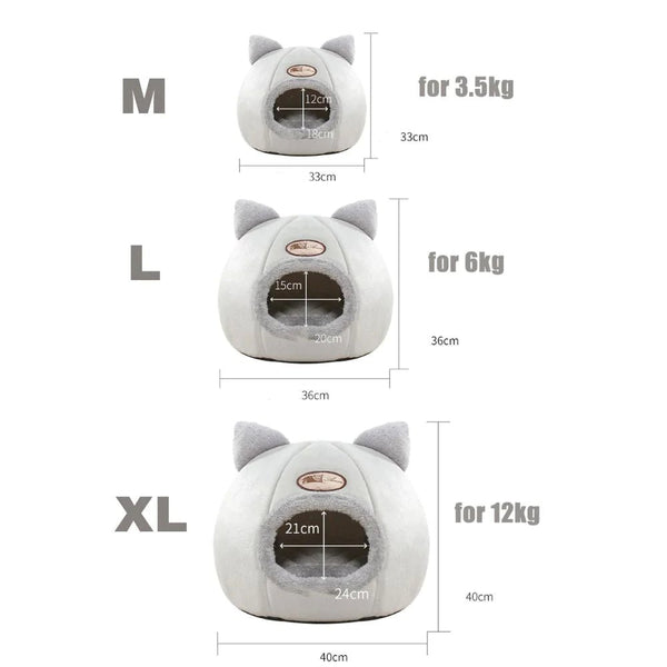 Cozy 2 - In - 1 Pet House Bed - Yahko Merchandise
