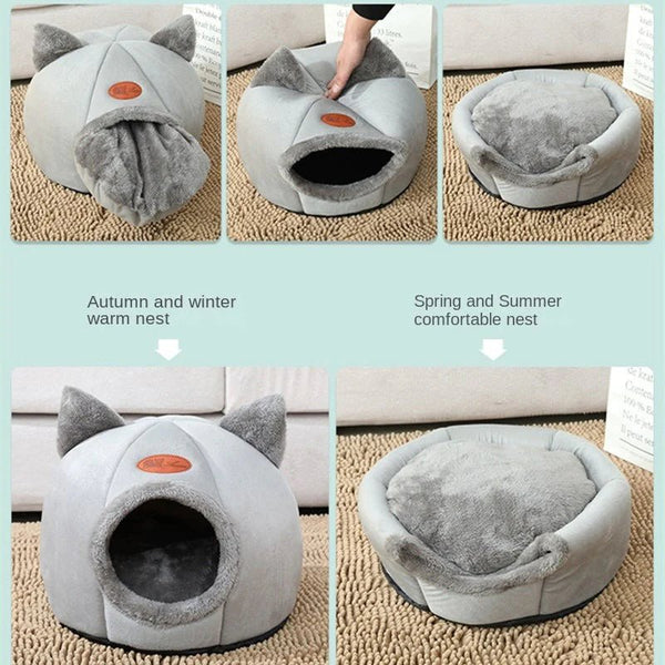 Cozy 2 - In - 1 Pet House Bed - Yahko Merchandise