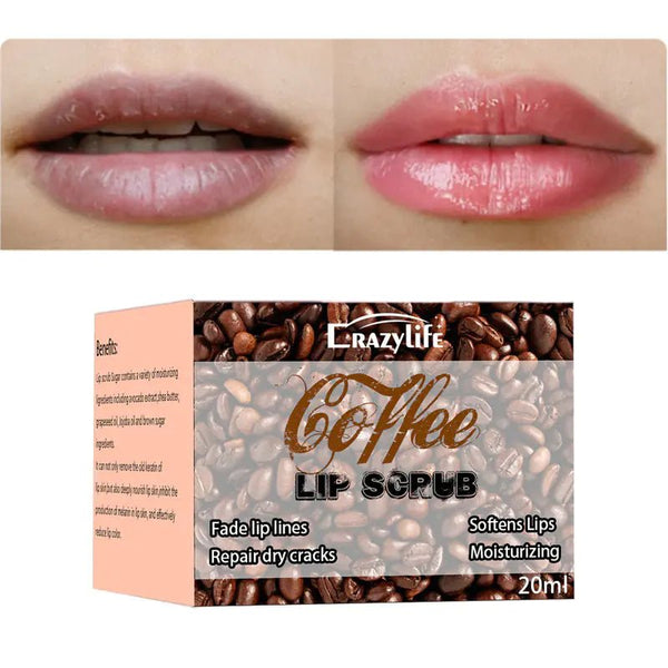 Crazylife Coffee Lip Scrub for Moisturizing Care - Yahko Merchandise