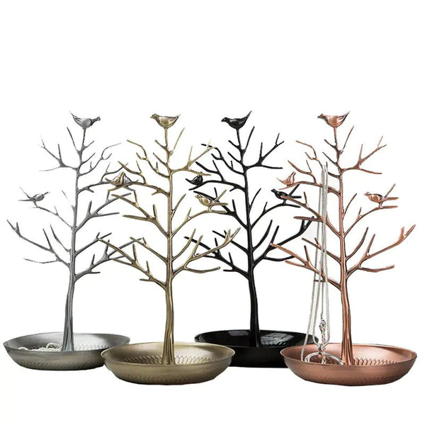 Creative Metal Jewelry Display Stand with Bird Design - Yahko Merchandise