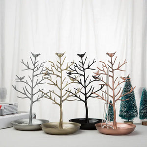 Creative Metal Jewelry Display Stand with Bird Design - Yahko Merchandise