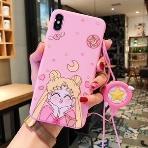 Cute Snoopy Phone Case with Stand and Protector - Yahko Merchandise