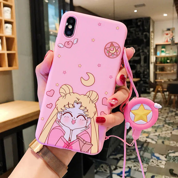 Cute Snoopy Phone Case with Stand and Protector - Yahko Merchandise