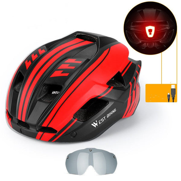 Cycling Helmet Integrated With Goggles Helmet Mountain Road Bike Helmet Equipment - Yahko Merchandise