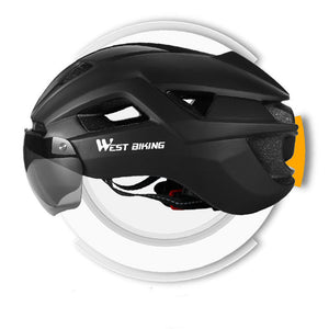 Cycling Helmet Integrated With Goggles Helmet Mountain Road Bike Helmet Equipment - Yahko Merchandise