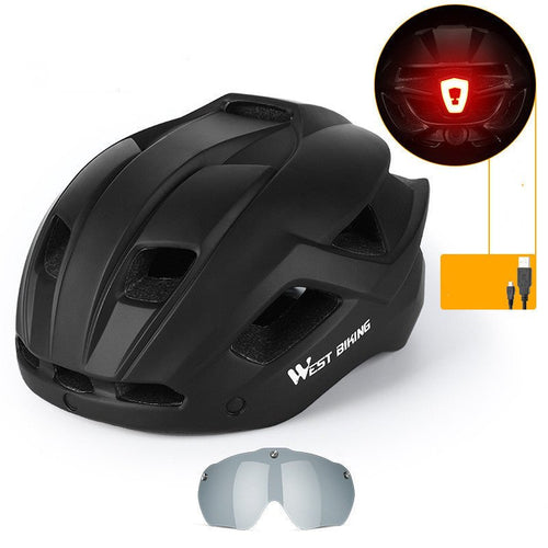 Cycling Helmet Integrated With Goggles Helmet Mountain Road Bike Helmet Equipment - Yahko Merchandise