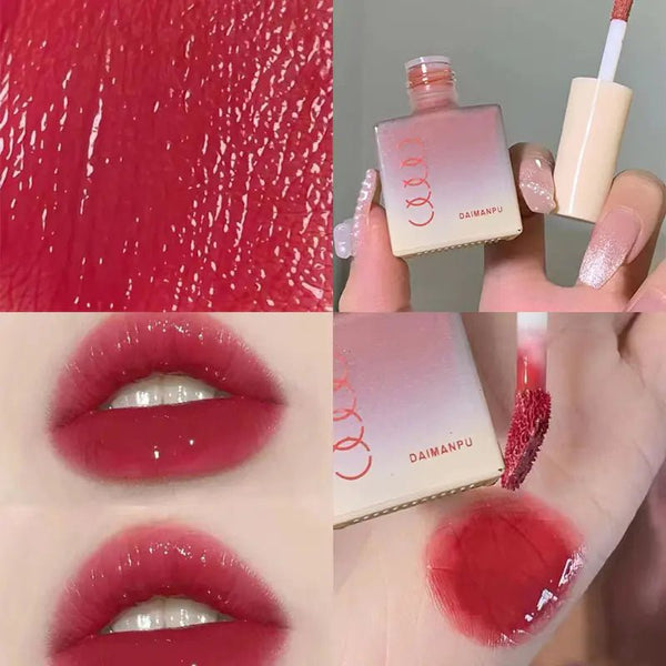 DAIMANPU Small Ice Cube Jelly Lip Lacquer Lip Gloss - Yahko Merchandise