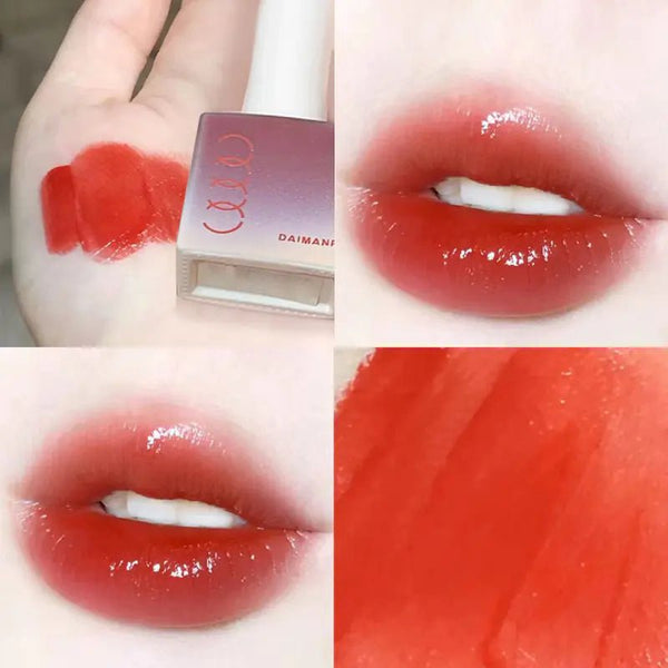 DAIMANPU Small Ice Cube Jelly Lip Lacquer Lip Gloss - Yahko Merchandise