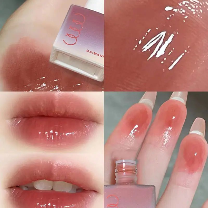 DAIMANPU Small Ice Cube Jelly Lip Lacquer Lip Gloss - Yahko Merchandise