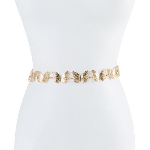 DAINTY BUTTERFLY FASHION WAIST BELT - Yahko Merchandise