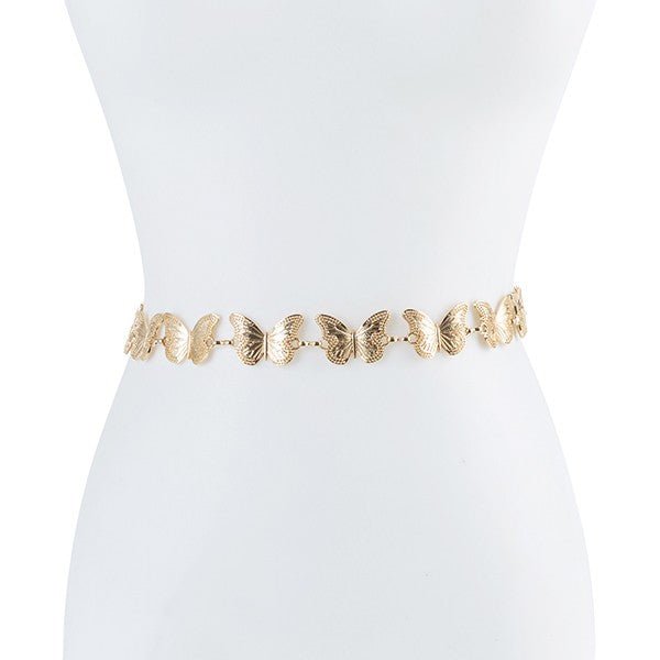DAINTY BUTTERFLY FASHION WAIST BELT - Yahko Merchandise