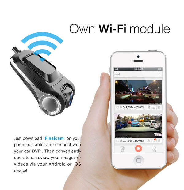 Dash cam Night vision FHD1080P - Yahko Merchandise