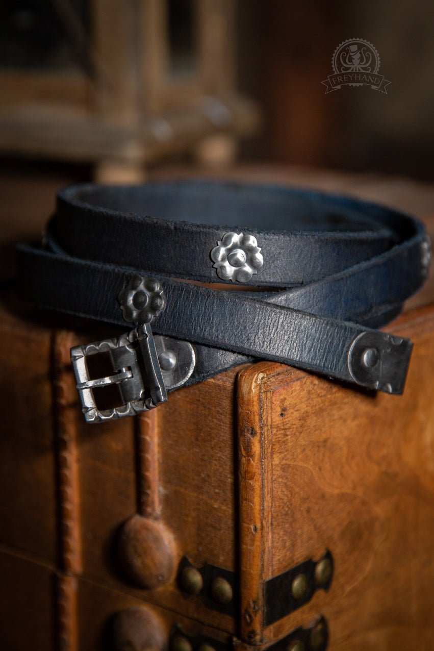 Decorated Belt Wolfram Blue - Yahko Merchandise