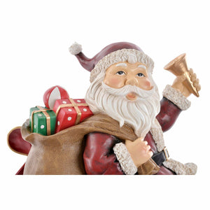 Decoration DKD Home Decor LED Light Red Metal Resin Father Christmas - Yahko Merchandise