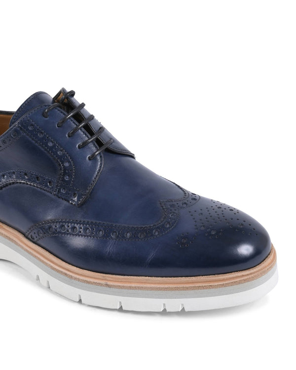 Dee Ocleppo Mens Brogue Shoes EB131 VIT BLU SC LUC GALLO - Yahko Merchandise