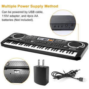 Digital Music Electronic Keyboard Electric Piano Musical Instrument - Yahko Merchandise