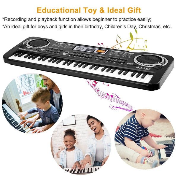 Digital Music Electronic Keyboard Electric Piano Musical Instrument - Yahko Merchandise