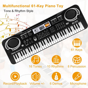 Digital Music Electronic Keyboard Electric Piano Musical Instrument - Yahko Merchandise