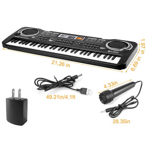 Digital Music Electronic Keyboard Electric Piano Musical Instrument - Yahko Merchandise