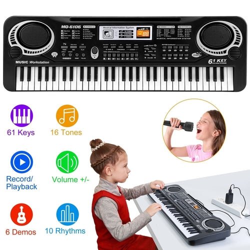 Digital Music Electronic Keyboard Electric Piano Musical Instrument - Yahko Merchandise