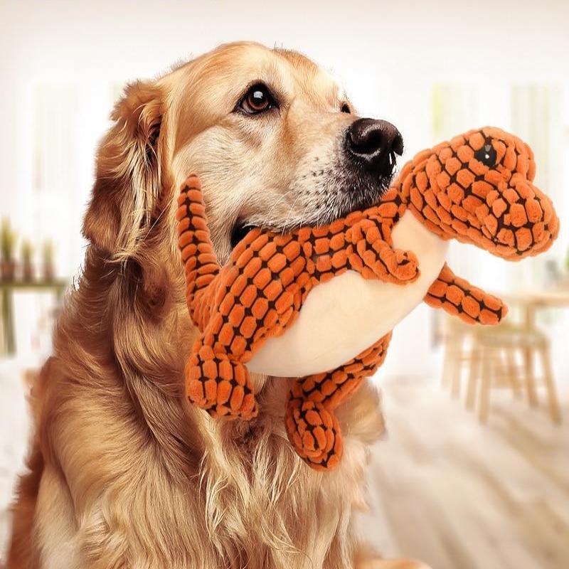Dinosaur Pet Toys Giant Dogs Pets Interactive Dog Toys For Large Dogs Chew Toys Chihuahua Plush Stuffing Squeakers - Yahko Merchandise