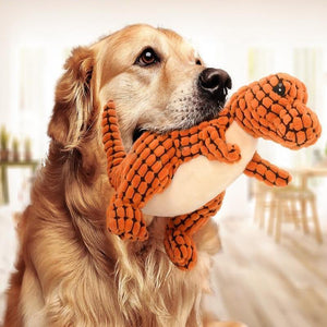Dinosaur Pet Toys Giant Dogs Pets Interactive Dog Toys For Large Dogs Chew Toys Chihuahua Plush Stuffing Squeakers - Yahko Merchandise
