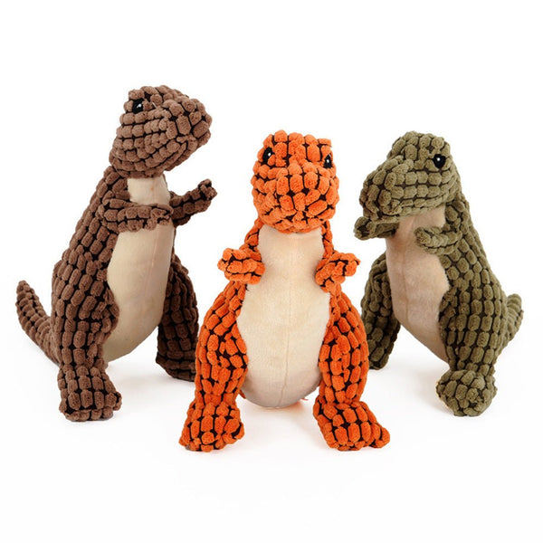 Dinosaur Pet Toys Giant Dogs Pets Interactive Dog Toys For Large Dogs Chew Toys Chihuahua Plush Stuffing Squeakers - Yahko Merchandise