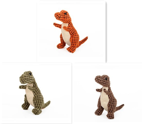 Dinosaur Pet Toys Giant Dogs Pets Interactive Dog Toys For Large Dogs Chew Toys Chihuahua Plush Stuffing Squeakers - Yahko Merchandise