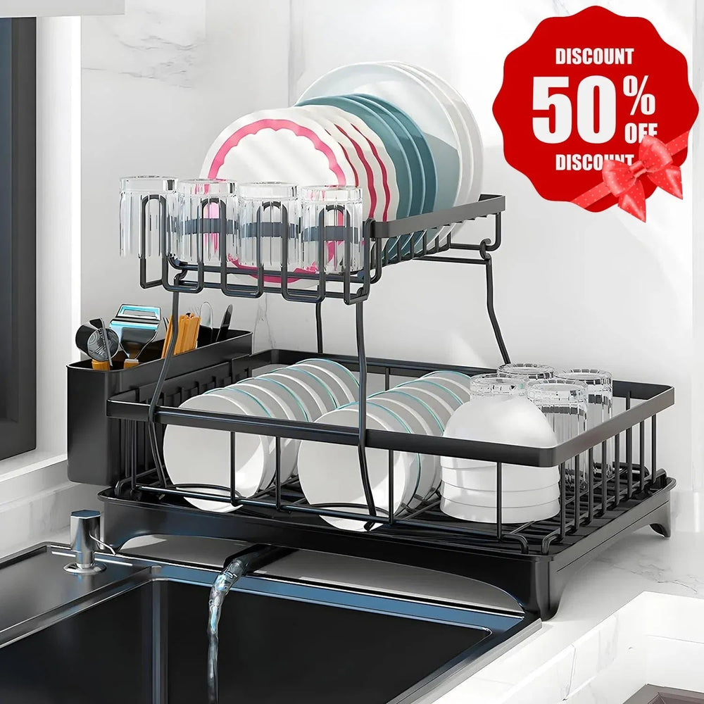 Dish Racks For Kitchen Counter, Stainless Steel Kitchen Dish Drying - Yahko Merchandise