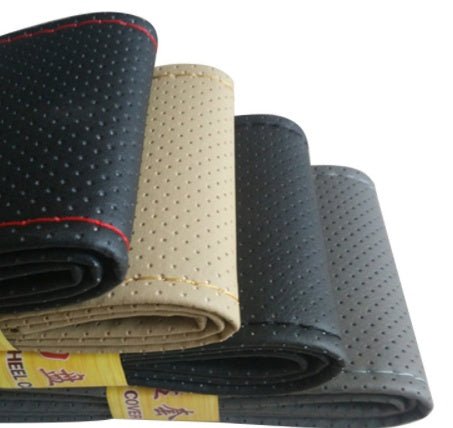 DIY Steering Wheel Covers Extremely Soft Leather Braid On The Steering - wheel Of Car With Needle And Thread Interior Accessories - Yahko Merchandise