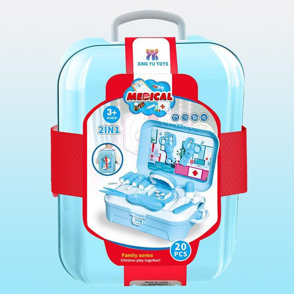Doctor Role Play Backpack Toothbrush Toothpaste Dentist Toy Set - Yahko Merchandise