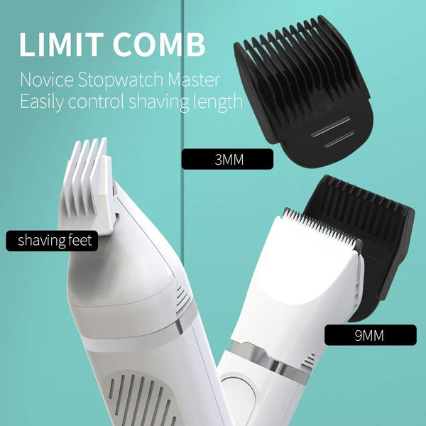 Dog Clippers Low Noise Paw Trimmer Rechargeable Pet Cat Grooming Kit - Yahko Merchandise