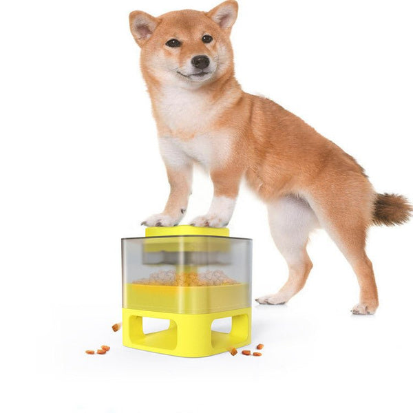 Dog Food Feeder Pet Accessories Cat Feeder Catapult Educational Dog Toys Pet Supplies Food Dispenser Just One Snap Comes Food - Yahko Merchandise