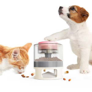 Dog Food Feeder Pet Accessories Cat Feeder Catapult Educational Dog Toys Pet Supplies Food Dispenser Just One Snap Comes Food - Yahko Merchandise