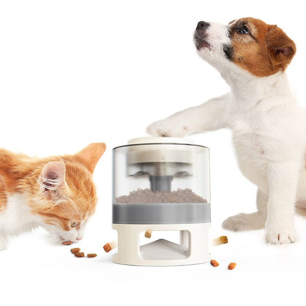 Dog Food Feeder Pet Accessories Cat Feeder Catapult Educational Dog Toys Pet Supplies Food Dispenser Just One Snap Comes Food - Yahko Merchandise