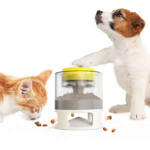 Dog Food Feeder Pet Accessories Cat Feeder Catapult Educational Dog Toys Pet Supplies Food Dispenser Just One Snap Comes Food - Yahko Merchandise