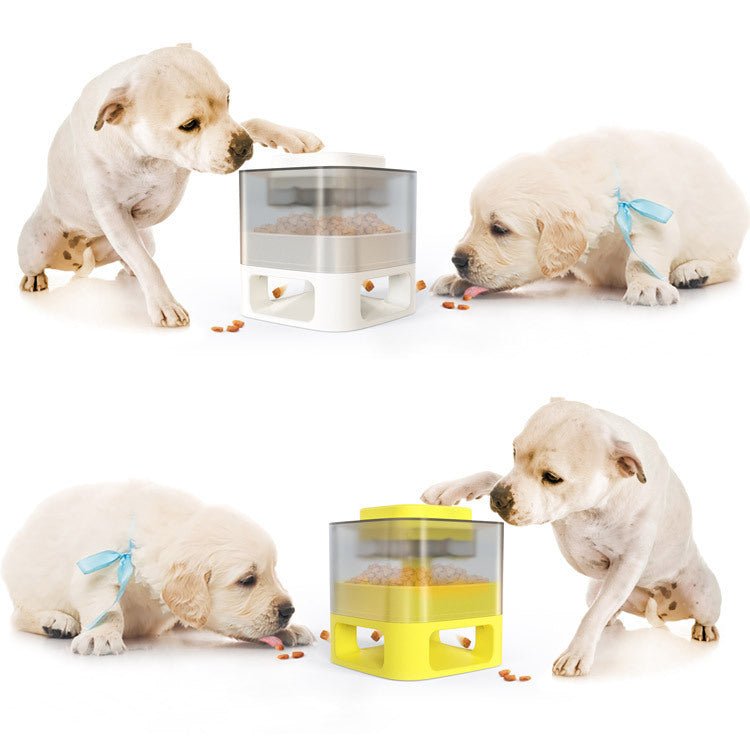 Dog Food Feeder Pet Accessories Cat Feeder Catapult Educational Dog Toys Pet Supplies Food Dispenser Just One Snap Comes Food - Yahko Merchandise