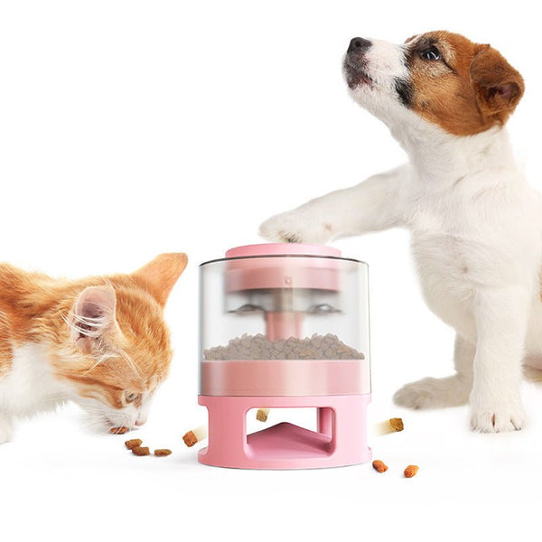 Dog Food Feeder Pet Accessories Cat Feeder Catapult Educational Dog Toys Pet Supplies Food Dispenser Just One Snap Comes Food - Yahko Merchandise
