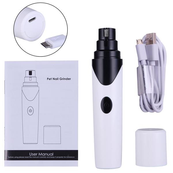 Dog Nail Grinders Rechargeable Pet Nail Clippers Grooming Trimmer - Yahko Merchandise