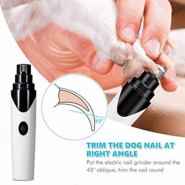 Dog Nail Grinders Rechargeable Pet Nail Clippers Grooming Trimmer - Yahko Merchandise