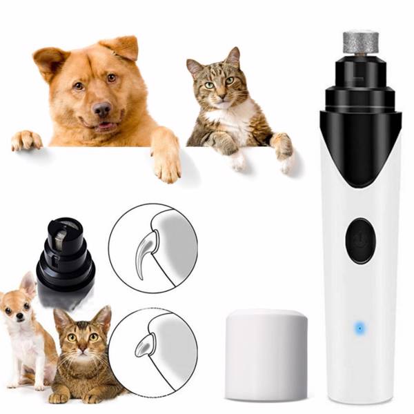 Dog Nail Grinders Rechargeable Pet Nail Clippers Grooming Trimmer - Yahko Merchandise