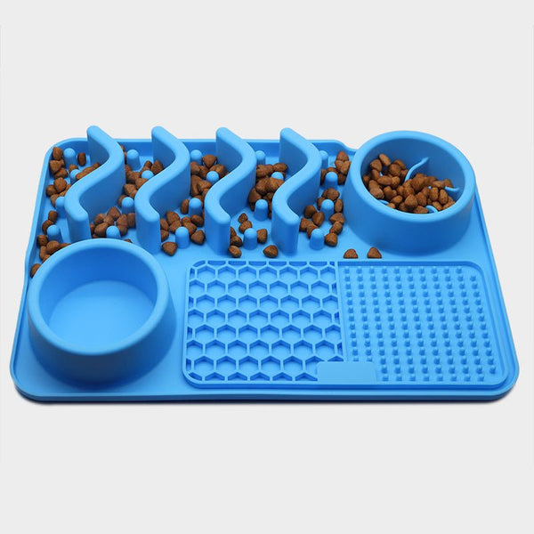 Dog Silicone Licking Pad Pet Licking Mat Silicone Smelling Mat Multifunctional Food Bowl Pets Supplies - Yahko Merchandise